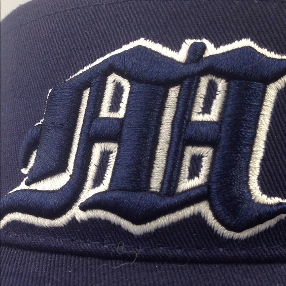 Embroidered M Visor Navy Blue - Picture 2 of 5